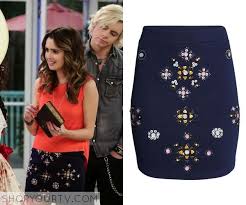 Austin Ally Season 4 Episode 5 Ally S Beaded Bodycon Skirt Shop Your Tv Body Con Skirt Celebrity Inspired Outfits Austin And Ally