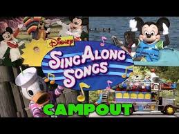 Disney Sing Along Songs Campout At Walt Disney World In Hd Youtube In 2020 Sing Along Songs Disney Singalong Disney World