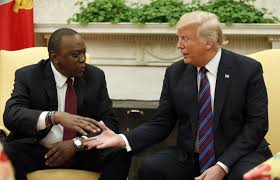 Why not compare him to the leaders of algeria, angola. Trump Welcomes President Of Kenya To The White House