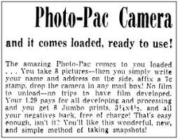 Photo-Pac: The First Disposable Camera — 1948