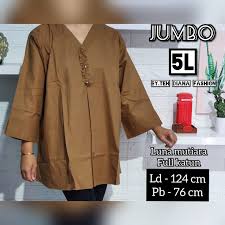 Mencari model baju batik terbaru untuk datang ke acara penting? Baju Atasan Wanita Terbaru Blouse Cewek Terbaru Jumbo 5l Model Luna Mutiara Ld 124 Cm Lazada Indonesia