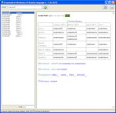 russian grammatical dictionary