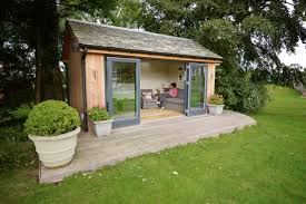 A perfect blend of modern design and ruggedness, the cleverly architected artisan 9 x 7 shed provides the ideal outdoor storage solution for your garden. Showroom Family Multi Use Garden Room Traditional Shed Other By Jml Garden Rooms Houzz