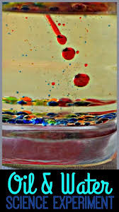 Colorful Oil Water Science Experiment Kids Will Have Fun Learning About Density With Thi Water Science Experiments Science Experiments Kids Kid Experiments