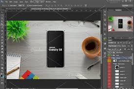 Samsung Galaxy S8 Mockup Android Mockup App Promotion Phone Mockup