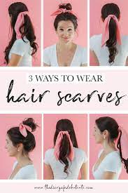 How To Wear Hair Scarves 3 Easy To Wear Hairstyles Fall Hair Refresh Scarf Hairstyles Hair Styles Long Face Hairstyles
