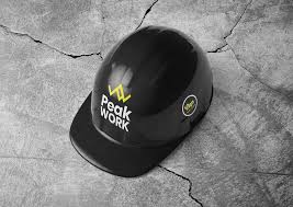Download Free Construction Safety Helmet Mockup Psd