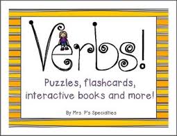Verbs Puzzles Easy Readers And Instructional Materials Interactive Book Flashcards Speech And Language