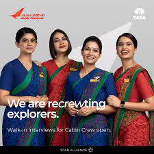 Air India on X: FlyAI: A life-changing airline job is just an interview  away. Dreamers, attend walk-in interviews of Cabin Crew (Female) in Mumbai,  Pune and Lucknow. For more details visit our