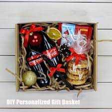 Diy Personalized Gift Basket For Anyone Girlfriend Kids Mom Etc Personalised Gifts Diy Diy Christmas Gifts Holiday Gift Box