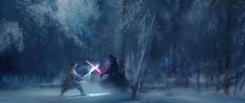 Lucasfilm concept artist luke fisher posted the image to his instagram, which shows a more rough, cobbled together version of the helmet covered in cracks and dents from where kylo slammed it into the supremacy's turbolift wall during star wars: Star Wars Holocron Auf Twitter Rey Vs Kylo Ren Concept Art By Erik Tiemens And Iain Mccaig For The Force Awakens