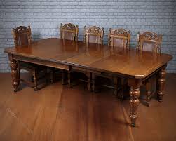 Dining table on the ground for 10 people seater. 10 Seat Pine Oak Extending Dining Table C 1895 Antiques Atlas