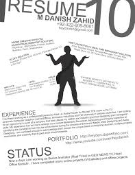 A creative, professional layout can grab a recruiter's attention. Resume By Heydani On Deviantart