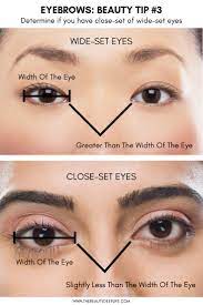 Eyebrow Shaping For Beginners Pro Tip Before Shaping Your Brows First Determine If You Happen To Wide Set Eyes Deep Set Eyes Makeup Eyebrow Shaping