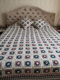 Tig Isi Yatak Ortusu Em 2020 Colchas De Cama Colcha De Croche Cama