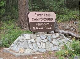 Parking fparking lot, 2 km southwest. Okanogan Wenatchee National Forest Silver Falls Campground