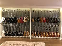 White guitar hanger from diamondlife. Hanging Guitars On The Wall Please Advise And Vote Page 4 My Les Paul Forum