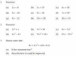 Factoring Linear Expressions Worksheet Fresh Simplifying Linear Expressions Simplifying Algebraic Expressions Solving Quadratic Equations Algebraic Expressions