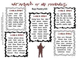 Rap poems, rap words, rap rhythm, rap speed rap poems, rap wrapping the words into speeding spreading driving aliving striving trees growing to the sky of my need. Rap Poetry Kit For Primary And Middle School Tpt