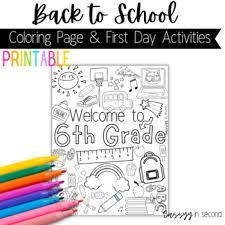When we think of october holidays, most of us think of halloween. 6th Grade Coloring Worksheets Teaching Resources Tpt