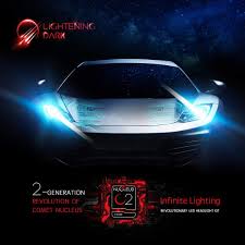 Lightening Dark 10000 Lumens Ultra Bright H11 H8 H9 Led Headlight Bulbs Cree Chips Conversion Kit 6000k Cool White 360 Adjustable Beam Pattern Townsgate Market