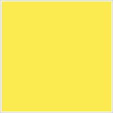 Fbeb50 Hex Color Rgb 251 235 80 Candy Corn Yellow