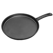 Yubinpingdiguo Flapjack Flat Frying Pan Pancake Pizza Steak Cast Iron Fried Eggs Pancake Pan Non Stick Uncoated Colo Pancake Pizza No Egg Pancakes Pancake Pan