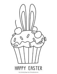 This collection includes mandalas, florals, and more. Easter Cupcake Coloring Page Free Printable Pdf From Primarygames