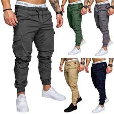 Men S Casual Trousers Striated Zipper Joggers Pantalon Homme Cargo Pan Liligla Hipster Mens Fashion Mens Fashion Urban Mens Winter Fashion