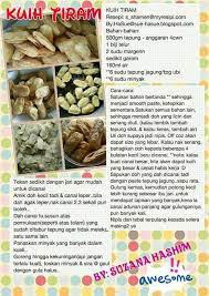Cara penyediaan kuih lidah buaya. Resepi Kuih Lidah Buaya