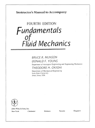 Solution Manual Fundamentals Of Fluid Mechanics 4th Edition