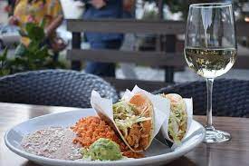Luna Modern Mexican Kitchen On Instagram Having A Hectic Morning Come Unwind With A Few Sips Of Wine Fresh And Tasty Fis Fish Tacos Mexican Kitchens Tasty