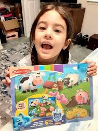 Melissa & Doug Blue's Clues & You! Wooden Sound Puzzle With Light-Activated  Sound Effects