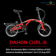 Tyrell, dahon and more at the store. Folding Bikes By Dahon 35th Anniversary Dahon Curl I8 Now Available For Pre Order