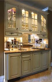 Thinking about adding glass cabinet doors in your kitchen? Motion Sensor Lights Inside Cabinets Kitchen Inspirations Country Kitchen Luxury Kitchens