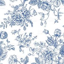 Maybe you would like to learn more about one of these? Seamless Vector Vintage Pattern With Bouquet Of Blue Flowers On A Black Flowers Blue Flowers Peonies