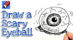 Learn How To Draw A Scary Eyeball Real Easy Step By Step With Easy Spoken Instructions Youtube 1) draw the upper border for the figure. learn how to draw a scary eyeball real easy step by step with easy spoken instructions