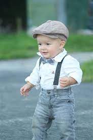 Little Gentleman With Flat Cap Baby Boy Baby Boy Fashion Baby Boy Outfits Kids Fashion