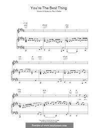 The song was written by band's lead singer paul weller. Pin On Music I Love Sheet Music