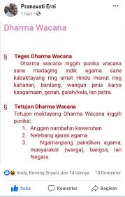 Dharma wacana mawit saking saking kruna dharma lan wacana. Om Swastyastu Penyuluh Bahasa Bali Kabupaten Jembrana Facebook
