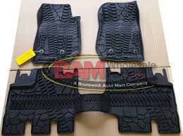2014 2015 Jeep Wrangler 4 Door Slush Mats All Weather Mats Mopar 82213860 Oem 2017 Jeep Wrangler