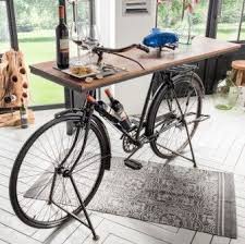 Bike Table Fahrrad Tisch Bicycle Fahrradtisch Konsolentisch Einrichtungsidee Wohnideen Farmhousewine In 2020 Bicycle Decor Recycled Furniture Diy Furniture