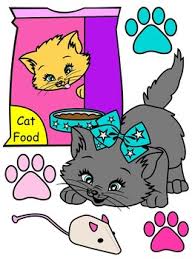Bed Clipart Black And White Png Kitten Clipart Color And Black And White Kittens Cat Toy Mouse Clip Art