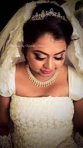 Gorgeous Bride Kiran Looks Ravishing For Her Wedding Indian Christian Bride Pink Lips Bridal Hair Bridal Jewell Bridal Makeover Christian Bride Bridal Hair