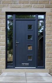 This traditional iron door makes for an elegant addition to any home. 20 Shades Of Blue Front Door Designs To Pretty Up Your Home Composite Front Door Modern Front Door Front Door Design