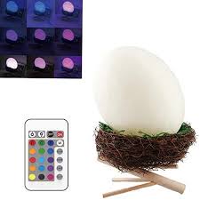 Loyalfire Led Night Light Lamp Bird Nest Light Baby Kids Gift Usb Charging Remote Control Brightness 3d Printed Warm Nursery Night Light Night Light Lamp Led Night Light