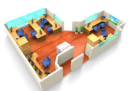 Look through a selection of calming office color schemes to find the perfect paint color. Small Office Interior 3d Cad Model Library Grabcad