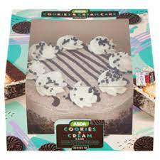 Asda's website describes it as: Asda Cookies Cream Celebration Cake Asda Groceries