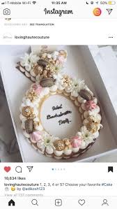 These Cupcakes Shaped Into A Ring Are Perfect For A Bridal Shower Dessert Or For A Bacheloret Bridal Shower Desserts Wedding Bridal Shower Bridal Shower Brunch