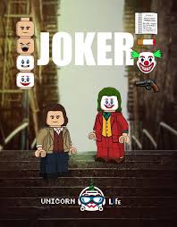 Custom Minifigures Unicorn X Life Brick Joker Amazing Spider Man Comic Mini Figures Joker